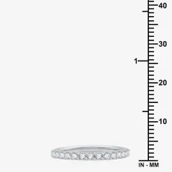 1/2 CT. T.W. Lab-Grown Diamond Wedding Band in 10K or 14K Gold.