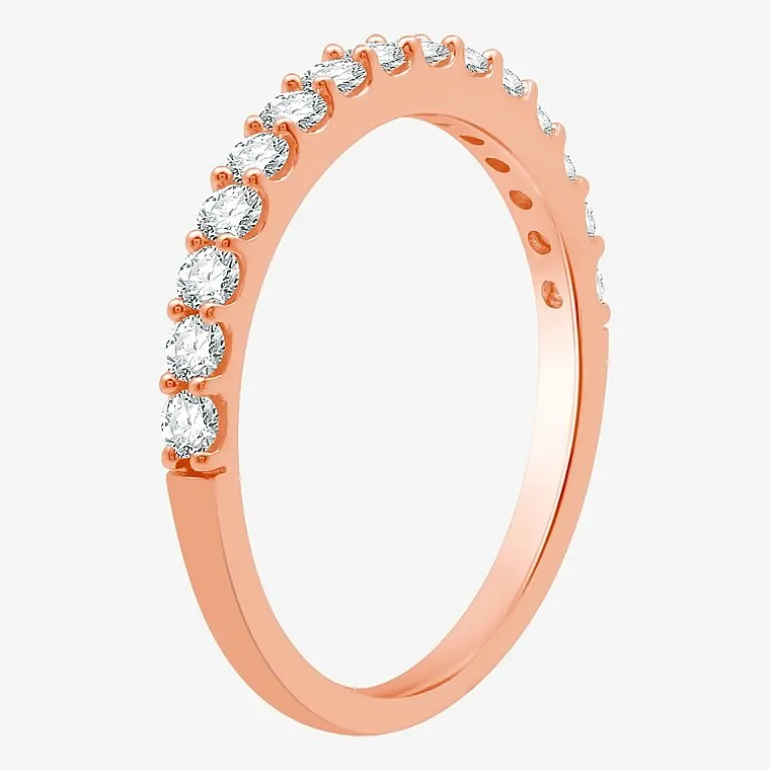 1/2 CT. T.W. Lab-Grown Diamond Wedding Band in 10K or 14K Gold.
