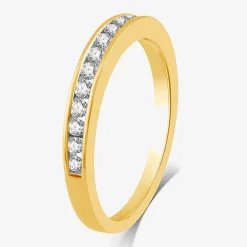 1/4 CT. T.W. Lab-Grown Diamond Wedding Band in 10K or 14K Gold