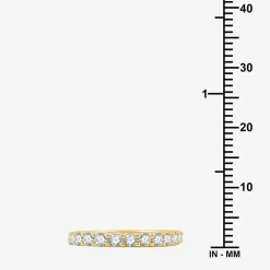 1 CT.T.W. Lab-Grown Diamond Wedding Band in 10K or 14K Gold