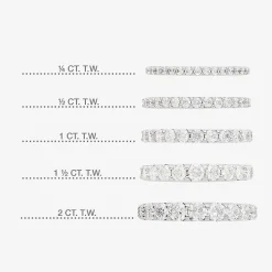 1 CT.T.W. Lab-Grown Diamond Wedding Band in 10K or 14K Gold