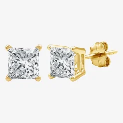 1 1/4 CT. T.W. Lab-Grown (G / Si1-Si2) Diamond Princess-cut Stud Earrings in 10K or 14K Gold
