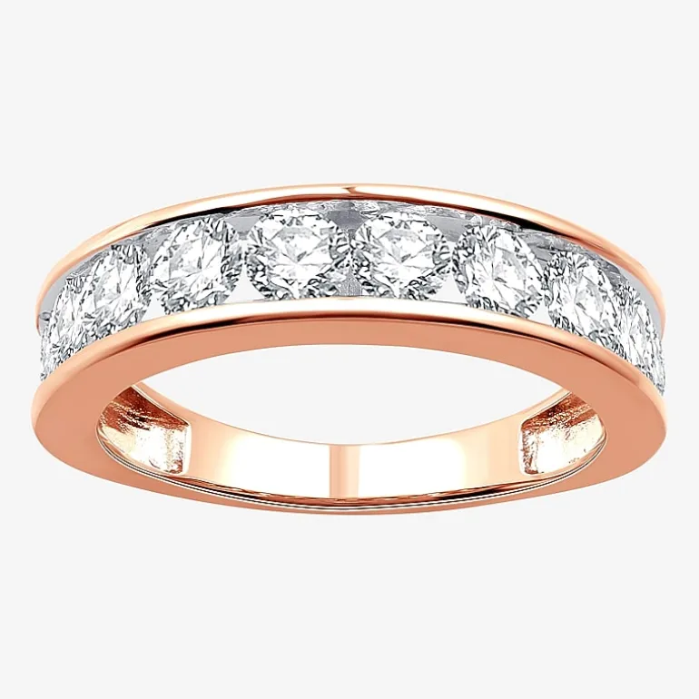 1 1/2 CT. T.W. Lab-Grown (G / SI1-SI2) Diamond Wedding Band in 10K or 14K Gold