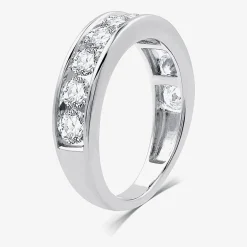 1 1/2 CT. T.W. Lab-Grown (G / SI1-SI2) Diamond Wedding Band in 10K or 14K Gold