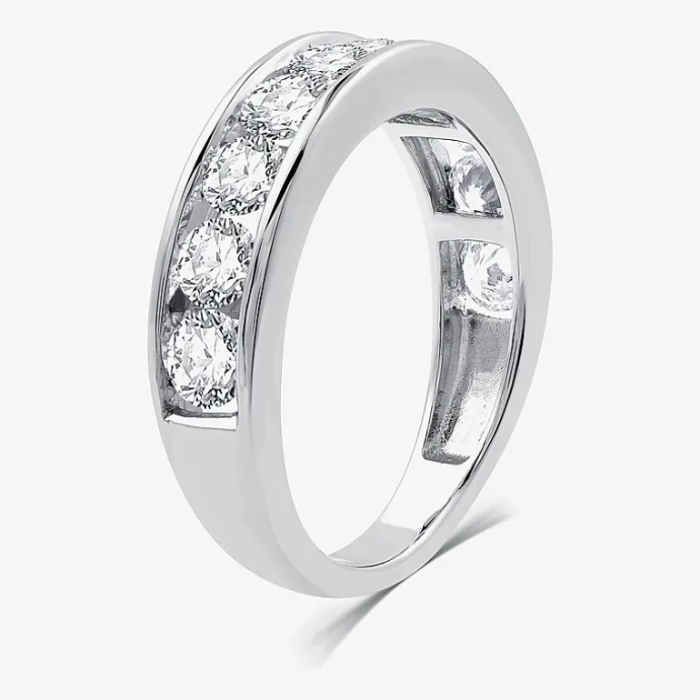1 1/2 CT. T.W. Lab-Grown (G / SI1-SI2) Diamond Wedding Band in 10K or 14K Gold
