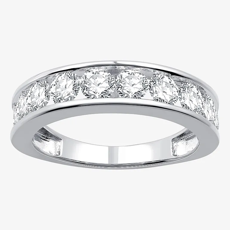 1 1/2 CT. T.W. Lab-Grown (G / SI1-SI2) Diamond Wedding Band in 10K or 14K Gold