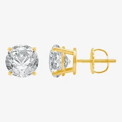 3 CT. T.W. Lab Grown White Diamond 14K Gold Round Jewelry Set