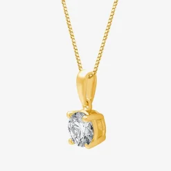 3 CT. T.W. Lab Grown White Diamond 14K Gold Round Jewelry Set