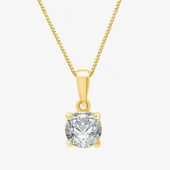 3 CT. T.W. Lab Grown White Diamond 14K Gold Round Jewelry Set