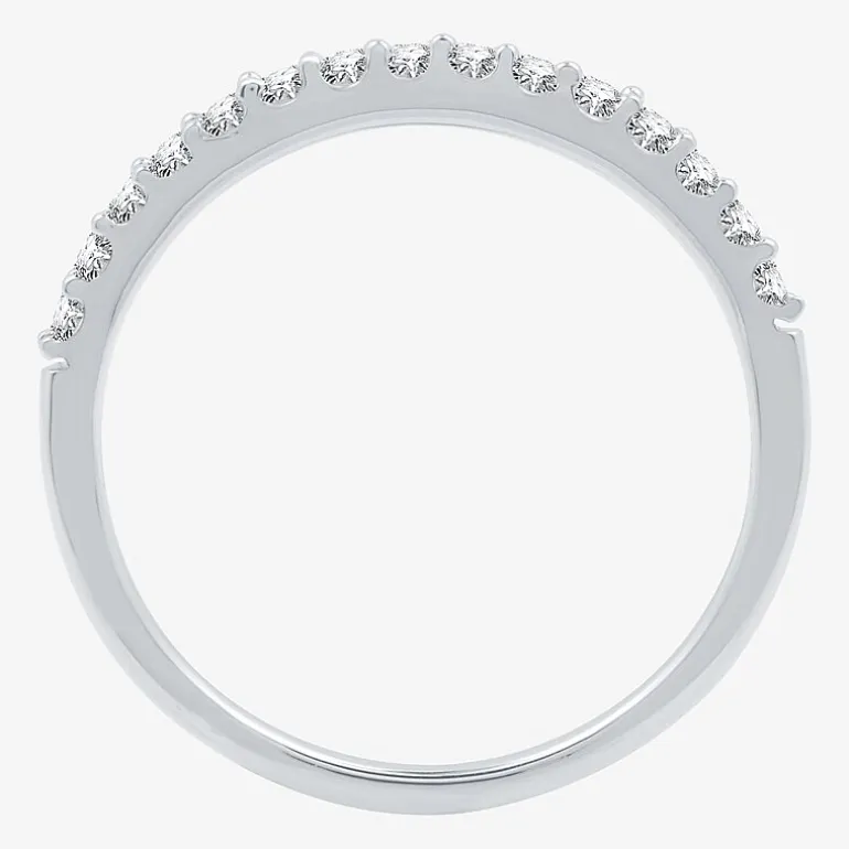 1/4 CT. T.W. Lab Grown White Diamond 10K Gold Wedding Band