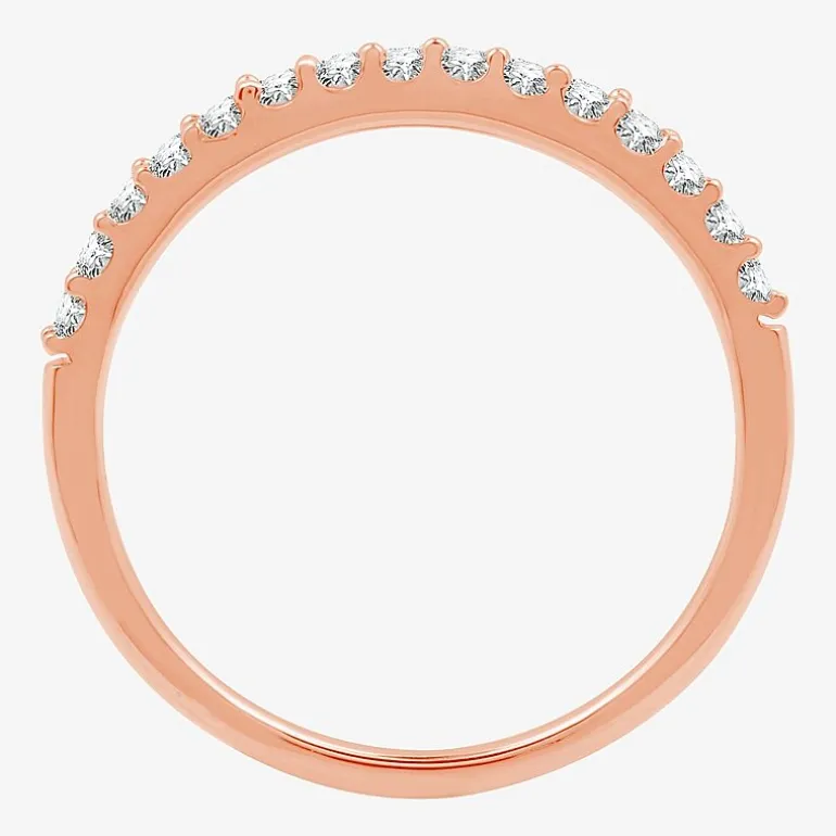 1/4 CT. T.W. Lab Grown White Diamond 10K Gold Wedding Band