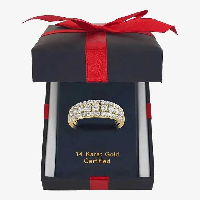 1 CT.T.W. Natural Diamond 14K Gold Anniversary Band