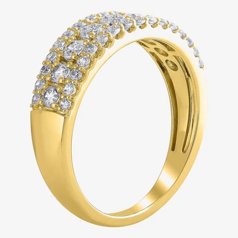 1 CT.T.W. Natural Diamond 14K Gold Anniversary Band