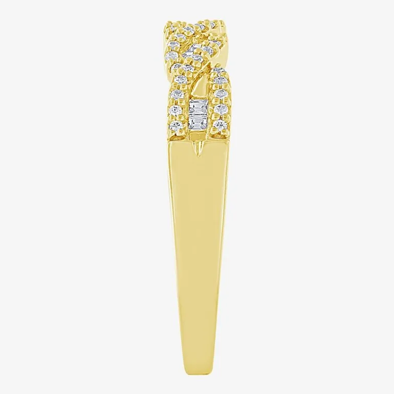 1/4 CT.T.W. Natural Diamond 10K Gold Anniversary Wedding Band