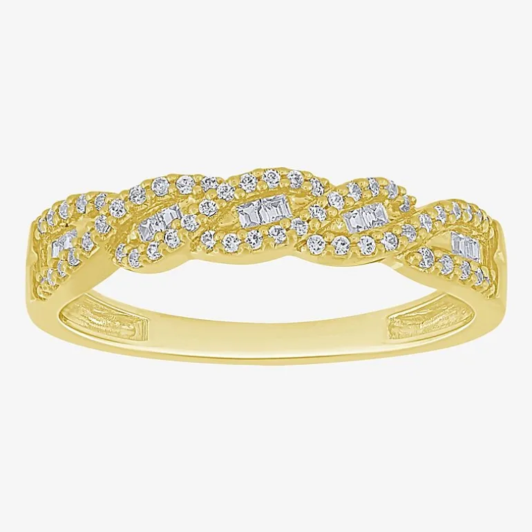 1/4 CT.T.W. Natural Diamond 10K Gold Anniversary Wedding Band