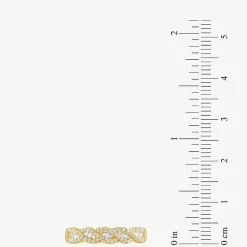 1/4 CT.T.W. Natural Diamond 10K Gold Anniversary Wedding Band