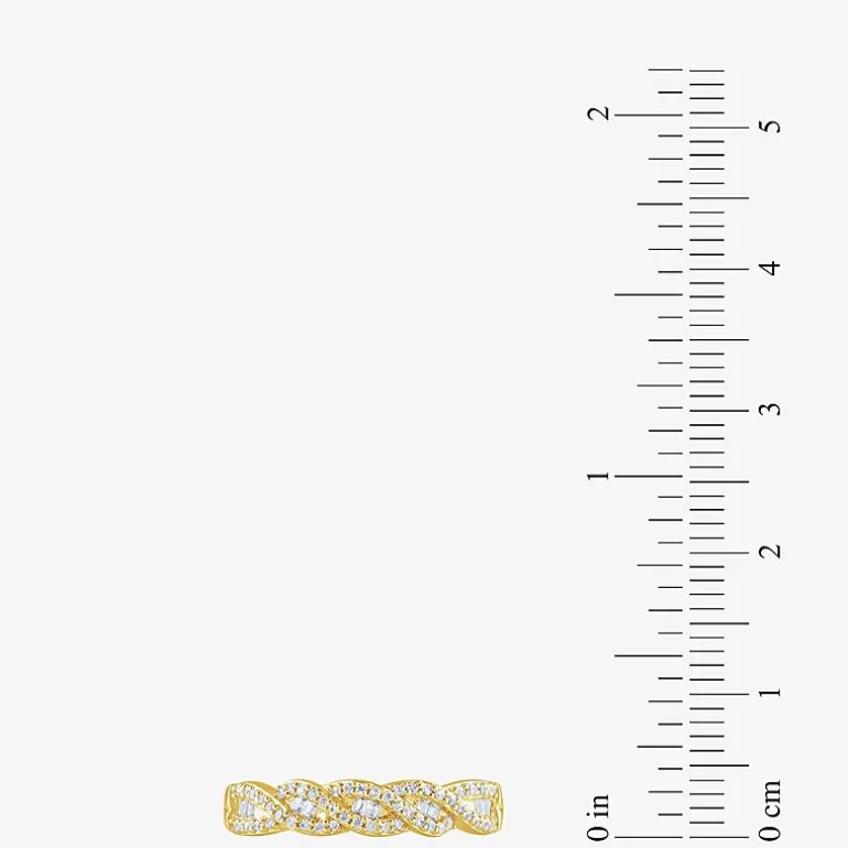 1/4 CT.T.W. Natural Diamond 10K Gold Anniversary Wedding Band