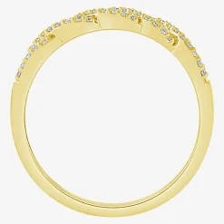 1/4 CT.T.W. Natural Diamond 10K Gold Anniversary Wedding Band
