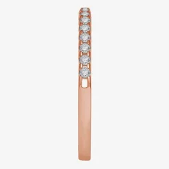 1/7 CT.T.W. Natural Diamond 10K or 14K Gold Band Ring