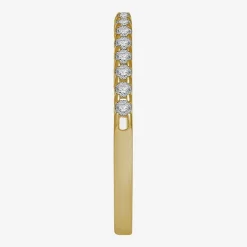 1/7 CT.T.W. Natural Diamond 10K or 14K Gold Band Ring