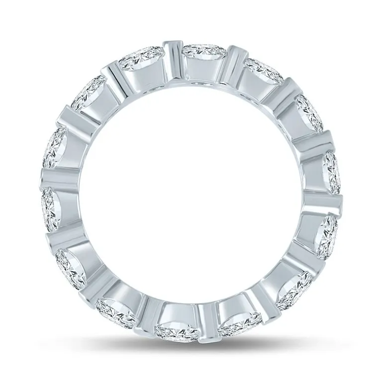 3 CT.T.W. Natural Diamond 14K White Gold Eternity Band