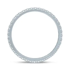 1/2 CT.T.W. Natural Diamond 14K White Gold Eternity Band