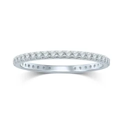 1/2 CT.T.W. Natural Diamond 14K White Gold Eternity Band