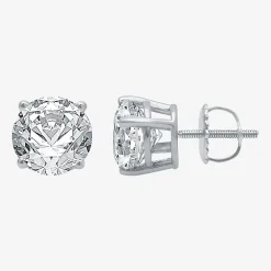 2 CT. T.W. Natural White Diamond 14K Gold 6.3mm Stud Earrings