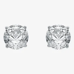 1 1/4 CT. T.W. Natural White Diamond 14K Gold 5.4mm Stud Earrings