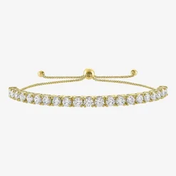 2 CT. T.W. or 3 CT.T.W. (G-H / SI2-I1) Lab-Grown Diamond Bolo Bracelet in 14K Gold