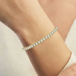 2 CT. T.W. or 3 CT.T.W. (G-H / SI2-I1) Lab-Grown Diamond Bolo Bracelet in 14K Gold
