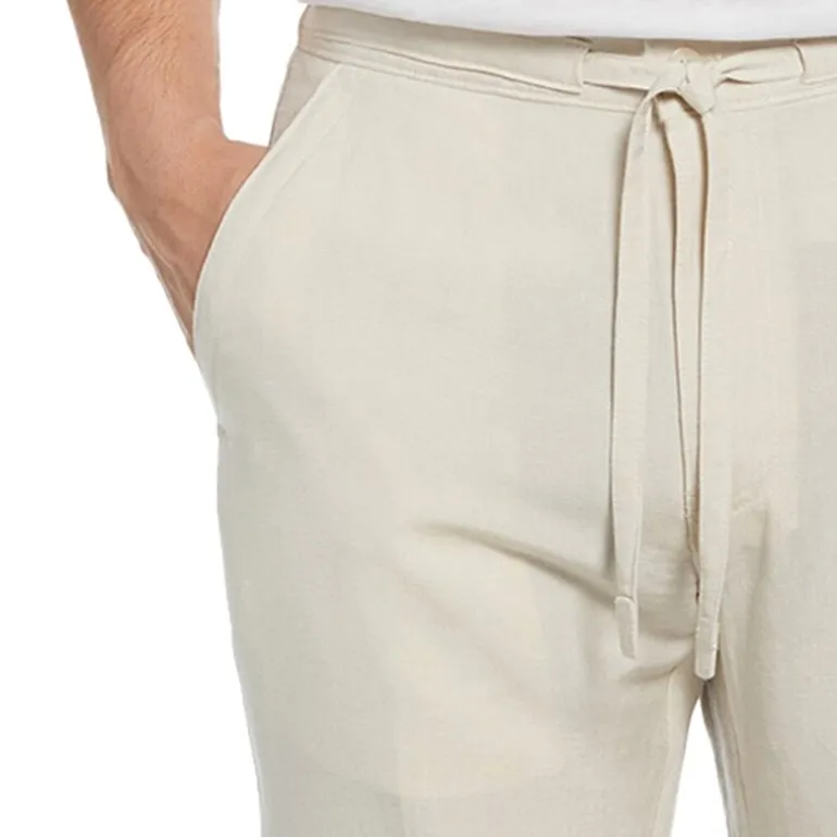 Cubavera 32" Inseam Linen Mens Regular Fit Drawstring Pant