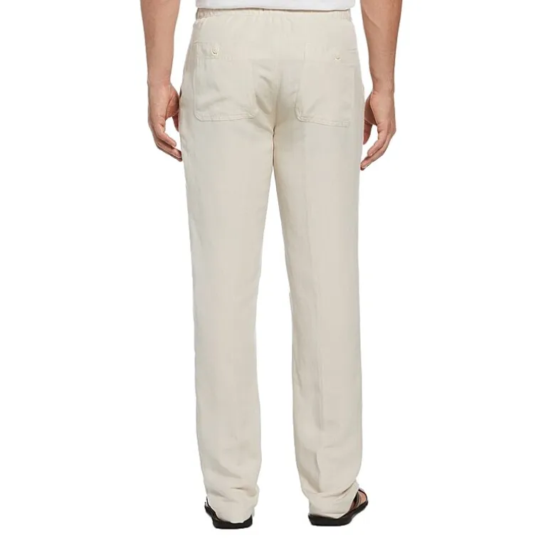 Cubavera 32" Inseam Linen Mens Regular Fit Drawstring Pant