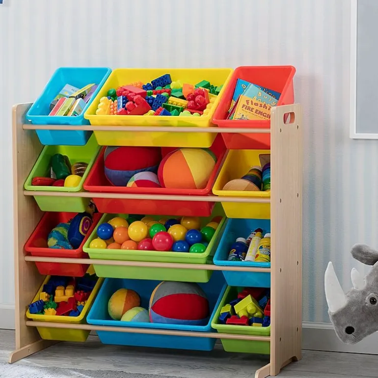 12-Cubby Toy Organizer
