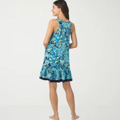 Cuddl Duds Womens Sleeveless Scoop Neck Chemise