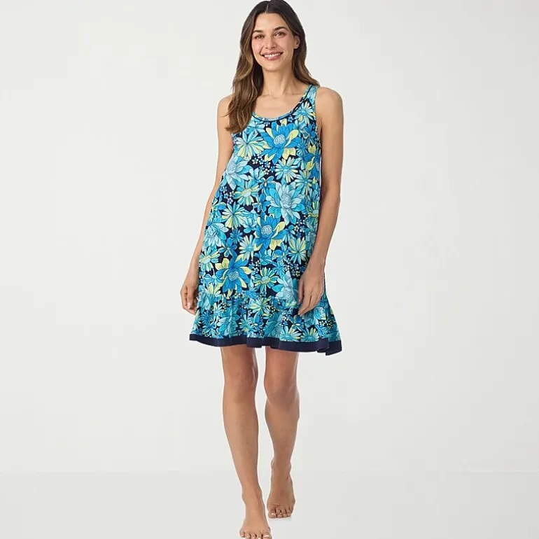 Cuddl Duds Womens Sleeveless Scoop Neck Chemise