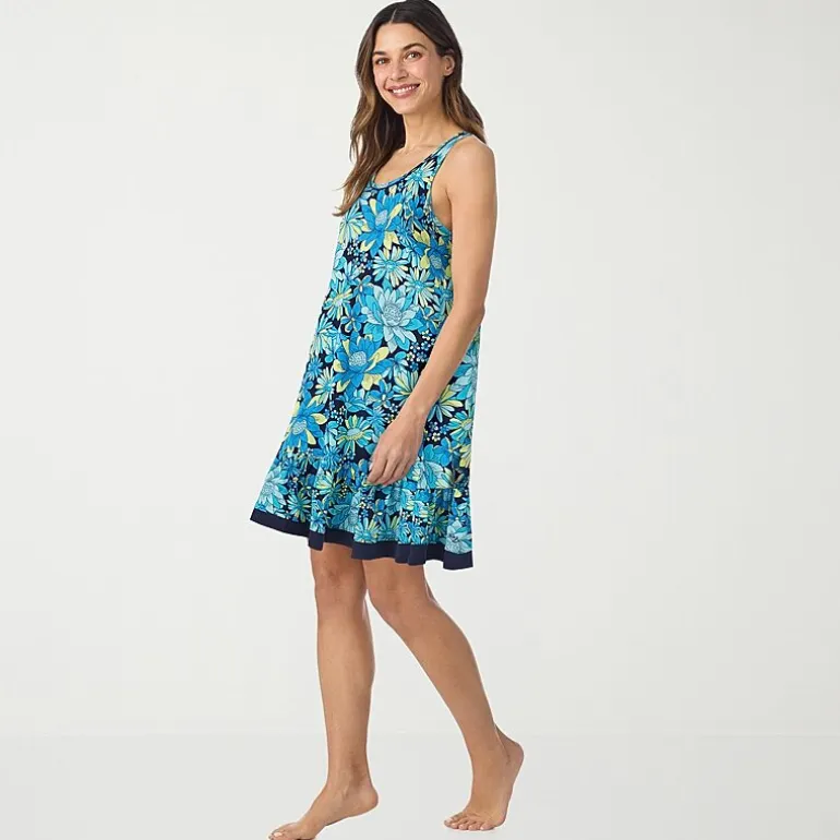 Cuddl Duds Womens Sleeveless Scoop Neck Chemise