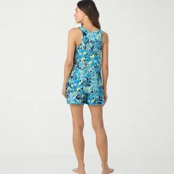Cuddl Duds Womens Sleeveless 2-pc. Pajama Set