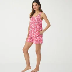 Cuddl Duds Womens Sleeveless 2-pc. Pajama Set