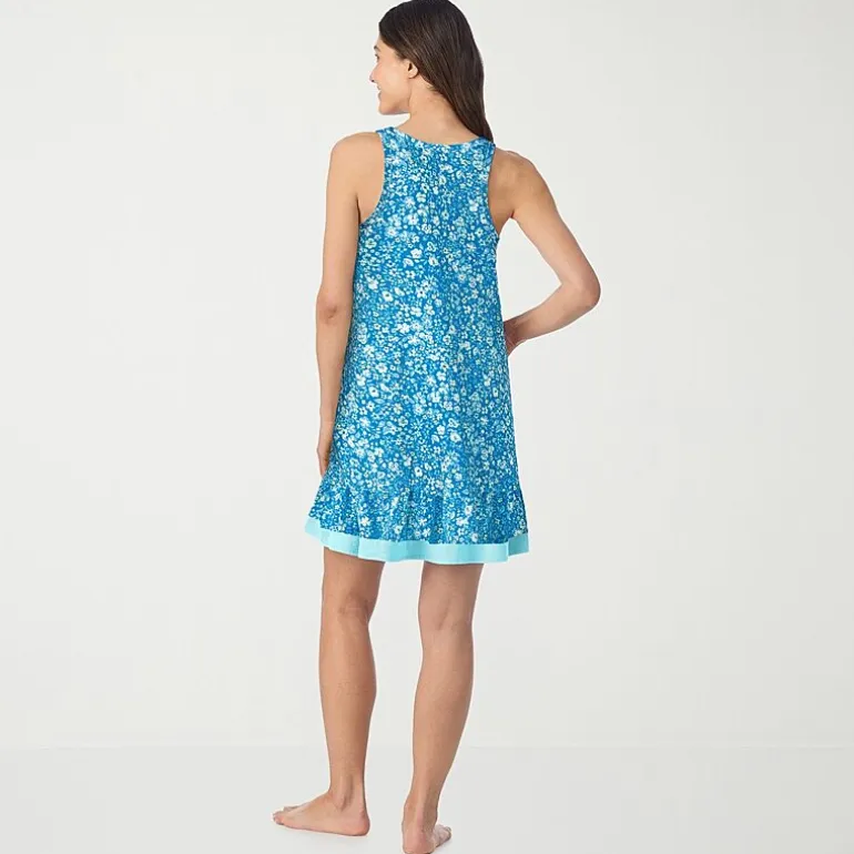 Cuddl Duds Womens Sleeveless Scoop Neck Chemise