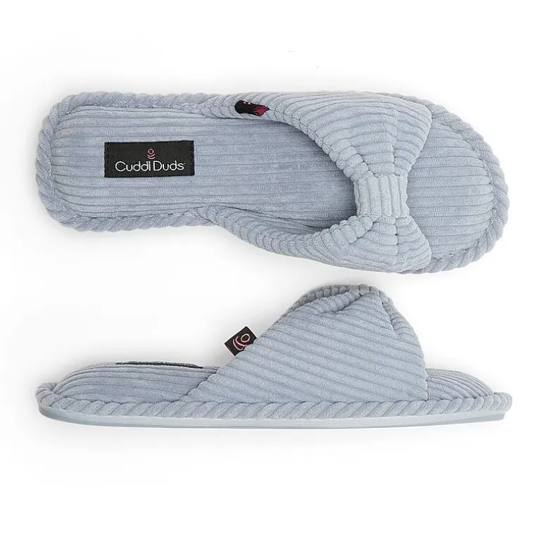 Cuddl Duds Womens Slip-On Slippers