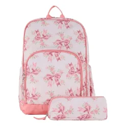 Cudlie Printed Nylon 2-pc Backpack with Charm