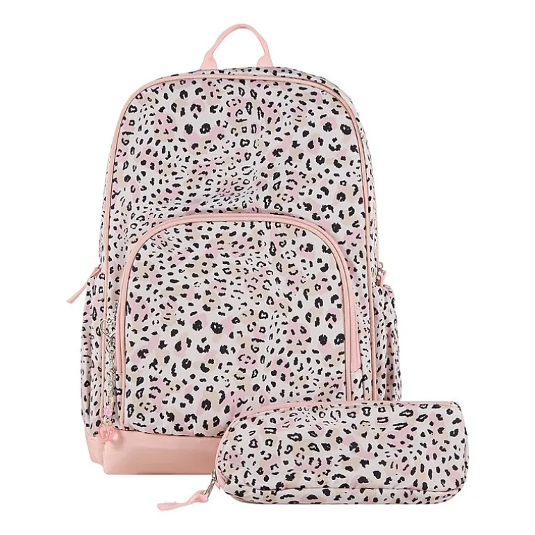 Cudlie Printed Nylon 2-pc Backpack with Charm