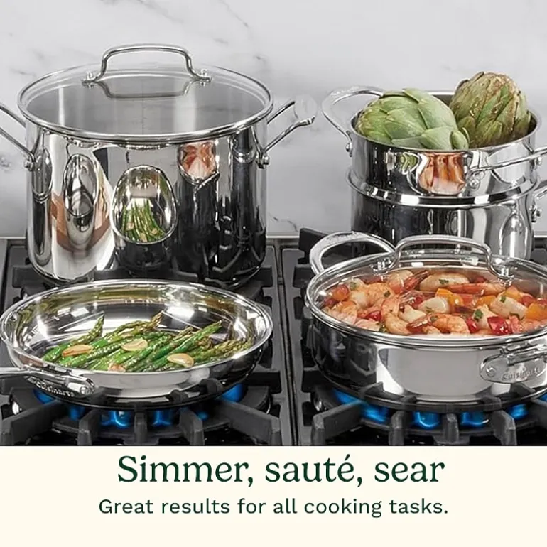 Cuisinart Stainless Steel 11-pc. Cookware Set