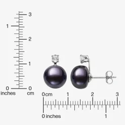 Cultured Freshwater Pearl Sterling Silver Round 2-pc. Jewelry Set