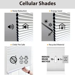 Cut-to-Width Cordless Top-Down Bottom-Up Blackout Shade