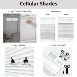 Cut-to-Width Cordless Top-Down Bottom-Up Blackout Shade