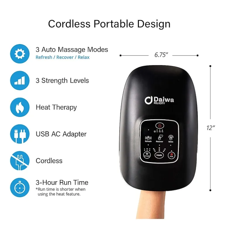 Daiwa Felicity Acu Palm Cordless Hand Massager