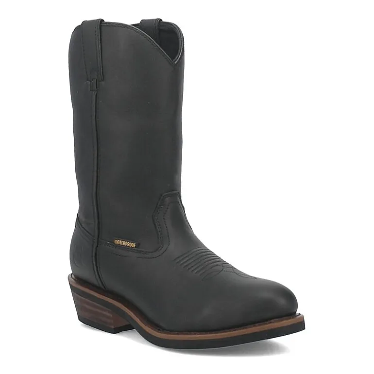 Dan Post Mens Albuquerque Waterproof Slip Resistant Flat Heel Work Boots