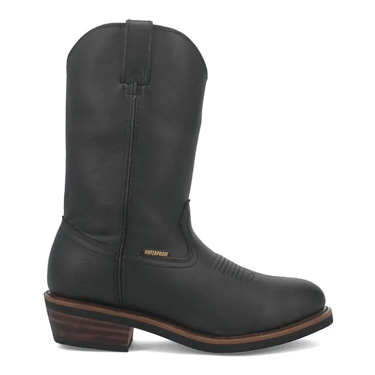 Dan Post Mens Albuquerque Waterproof Slip Resistant Flat Heel Work Boots